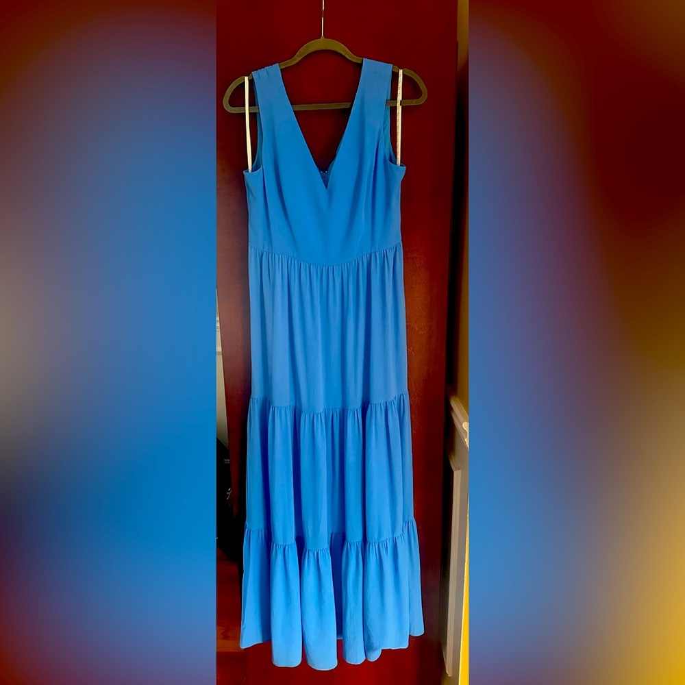 Lily Pulitzer blue maxi dress size 10